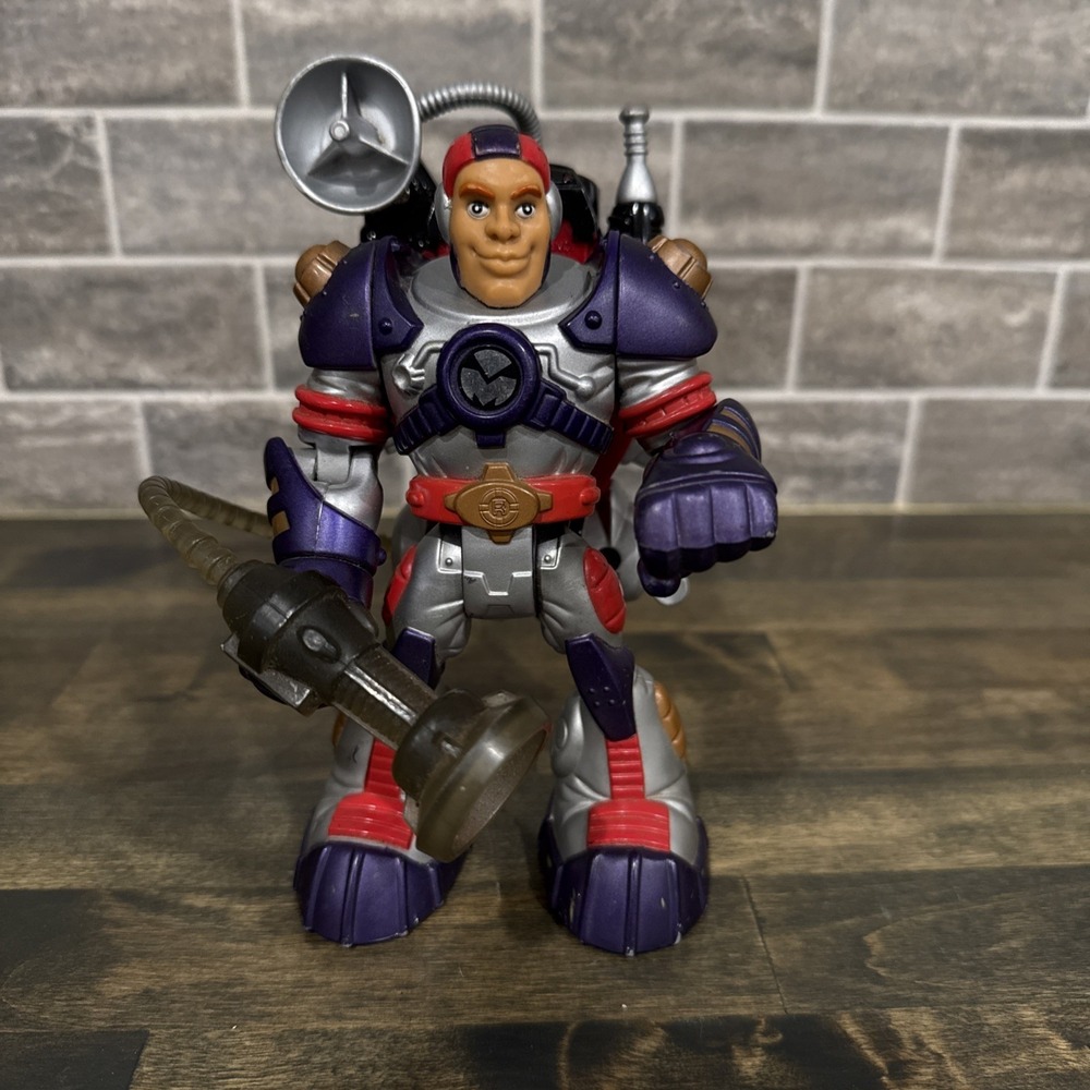 Vintage 2003 Rescue Heroes Mission Select Roger Houston 6.25" No Helmet‎
